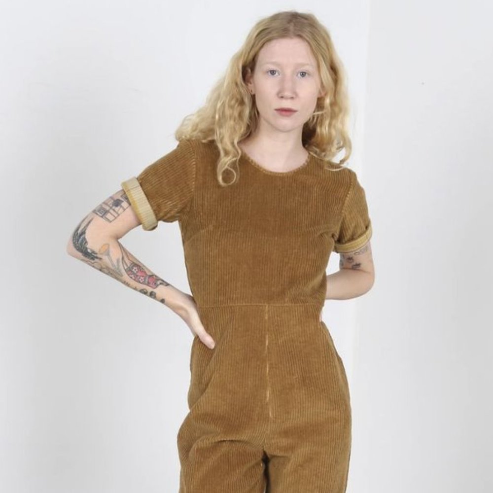 Gently Used Ilana Kohn Lee Jumpsuit Doublefaced Corduroy Size 6